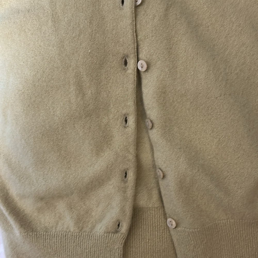 Sutton Studio Light Green Cashmere Twinset - Picture 14 of 15